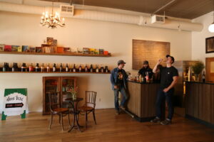 Dos' Bar, a communal wine tasting space, in Sonoma. (Beth Schlanker / The Press Democrat)