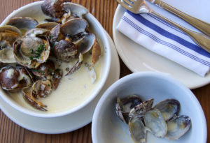 Clam chowder at Tony’s Seafood in Marshall. (Heather Irwin/Sonoma Magazine)