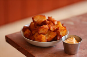 Fried Potatoes with pimenton aioli at The Redwood in Sebastopol. (Christopher Chung/The Press Democrat)