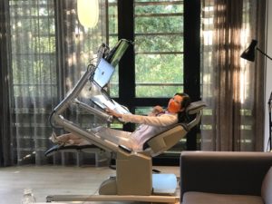 The Altwork station is available for people who pay to work by day at the Harmon Guest House in Healdsburg. (Photo courtesy of Harmon Guest Hotel)