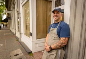 Chef/ownerJacob Harth will bring a world of culinary experience to Bistro Lagniappe Friday, April 25, 2025, opening this spring in the former home of Molti Amici in Healdsburg. (John Burgess / The Press Democrat)