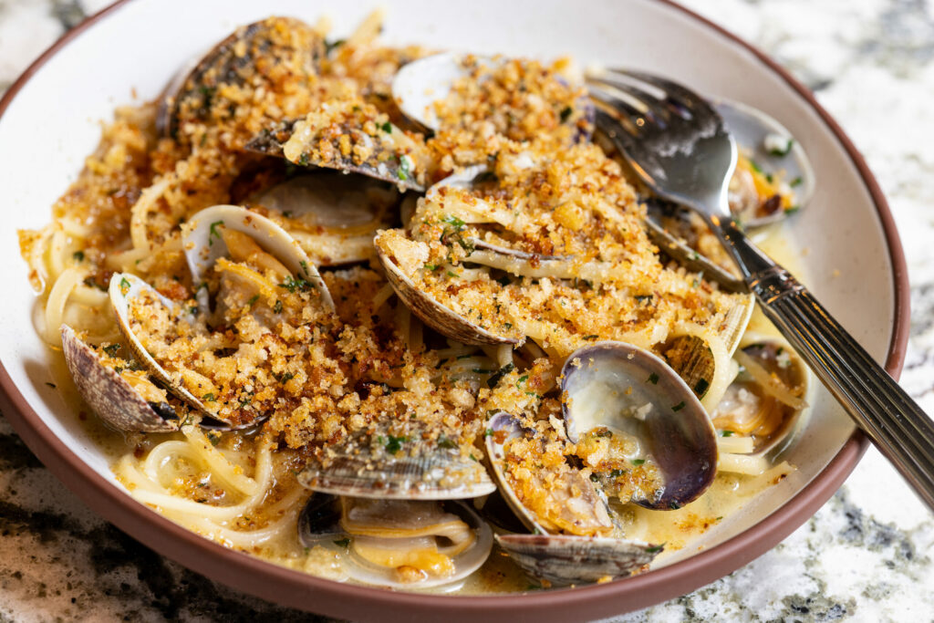 linguini from Sebastopol Italian restaurant Campanella