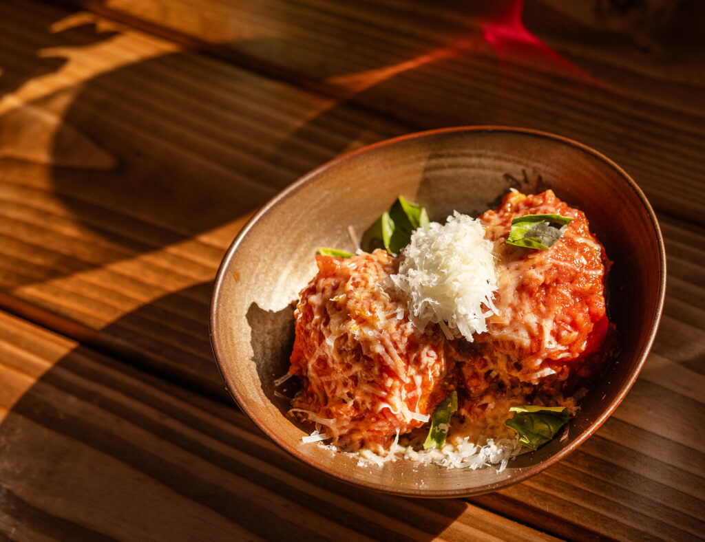 meatballs from Sebastopol Italian restaurant Campanella