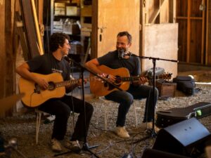 The debut release from Austin Ferreira, left, and Tanner Walle of Little Worth taps into timeless Americana sounds. (Conor Hagen)