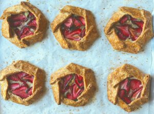 Strawberry galettes from baker Lee Magner of Sonoma Mountain Breads, available on Sundays at Valley Swim Club in Sonoma. (Lee Magner / Sonoma Mountain Breads)