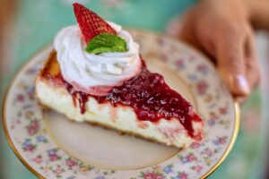 Strawberry cheesecake from Lightwave Coffee and Kitchen in Monte Rio. (Lightwave Coffee and Kitchen)